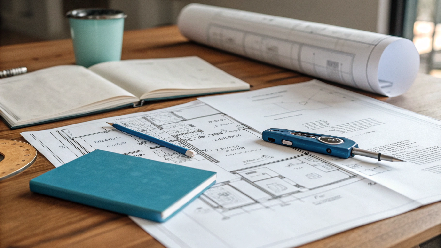 Urban development blueprint and site analysis